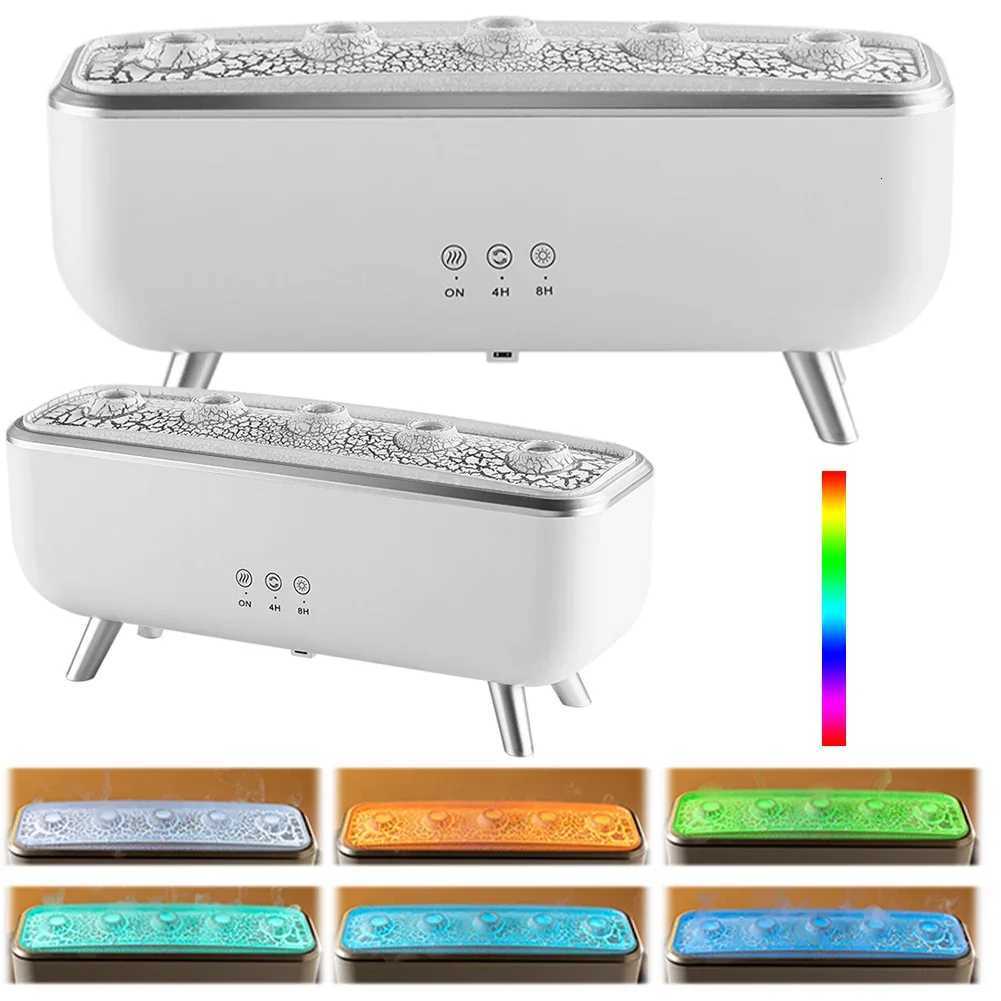 300ml Dynamic Dancing Jellyfish Air Humidifier 5 Nozzles Colorful Lighting Aromatherapy Diffuser 2 Mist Modes For Home Office Y251113