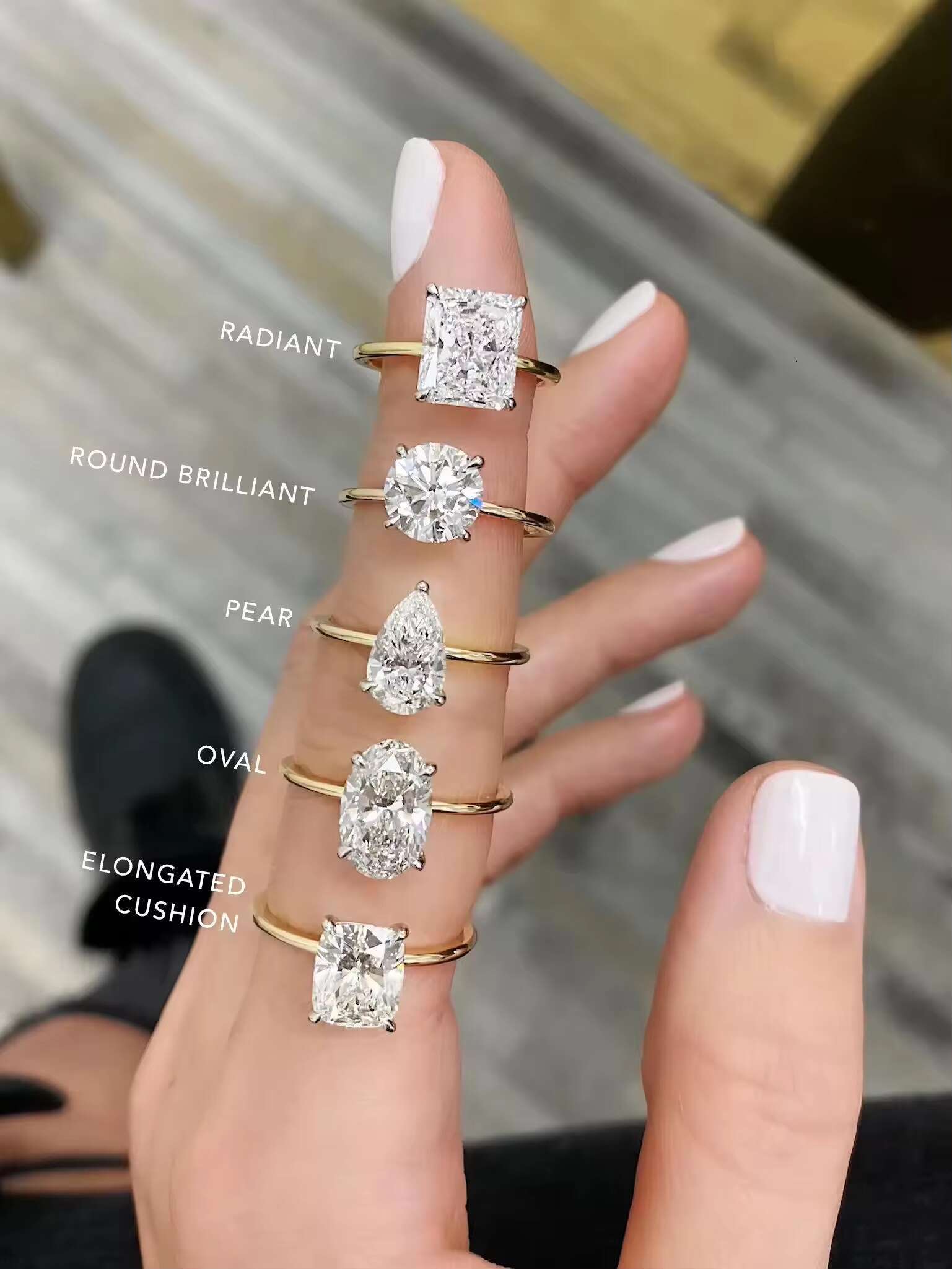 1CT Diamond Rings Starsgem Custom 10k 14k Gold Jewelry IGI Certified HPHT Lab Created Cvd DEF VVS VS Lab Grown Diamond Ring