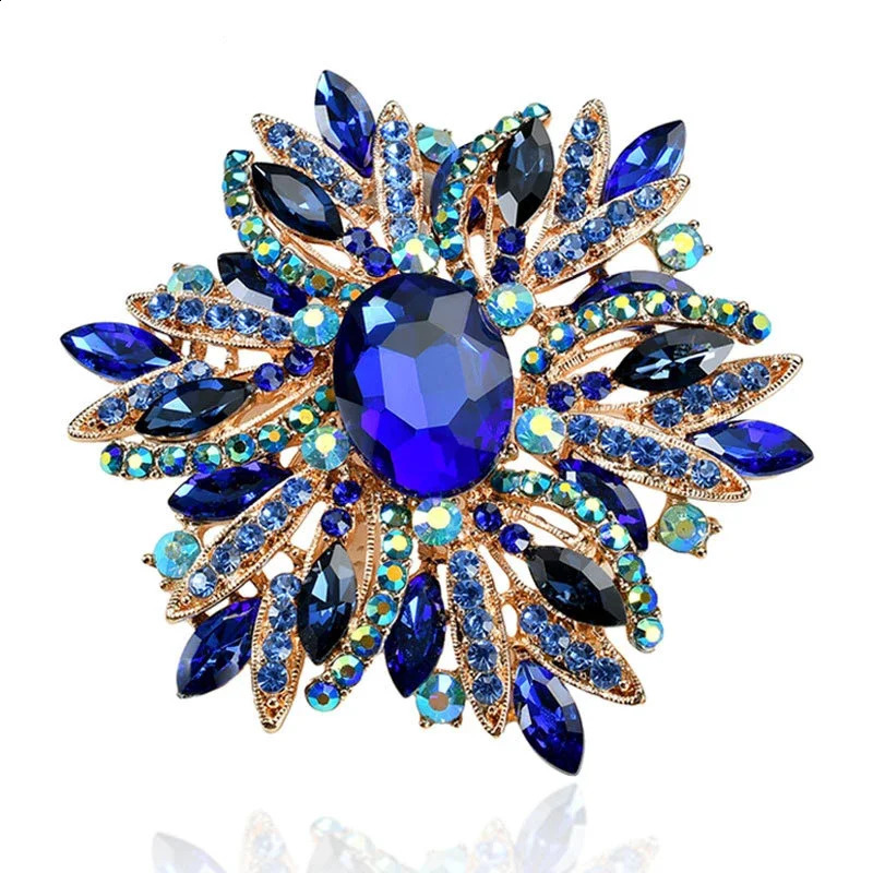 y and elegant ordinary size colored crystal brooch rhinestone pearl mens womens clothing accessories jewelry 250410