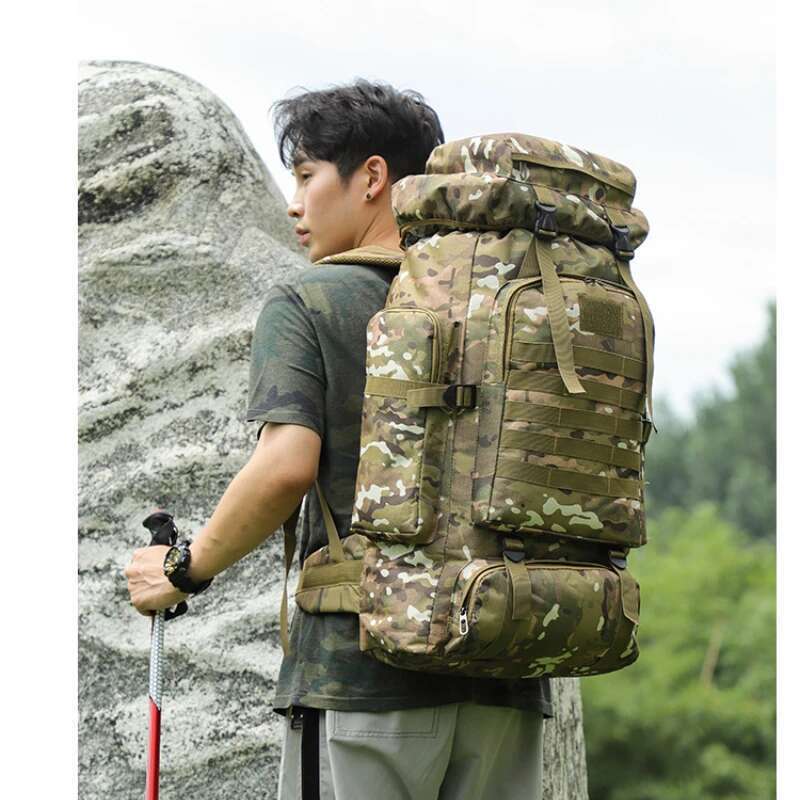 Oxford Cloth Outdoorbackpack Camouflagehiking Tactical Mountaineering Bag Men's Campingtravel Mini Backpack