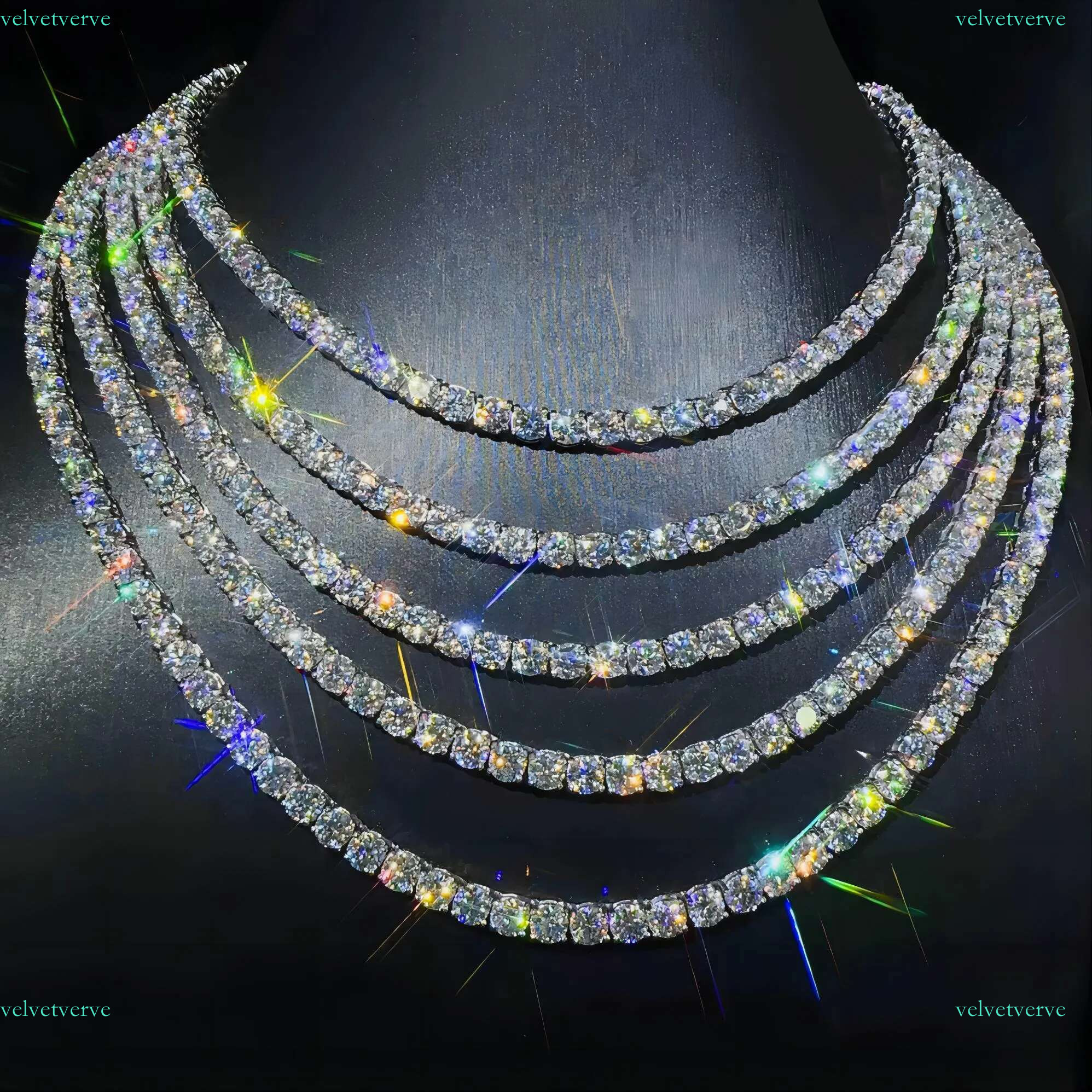 necklace jewelry moissanite jewlery designer for fashion women men nature charms jewelery love gift chain tennis bracelet