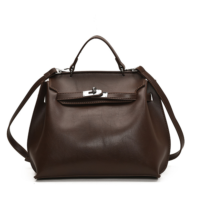 2025S Designer Women S Bag Fashion Kelly For Women In Spring New High End Handbag Trend Crossbody Commuting Tote Bag