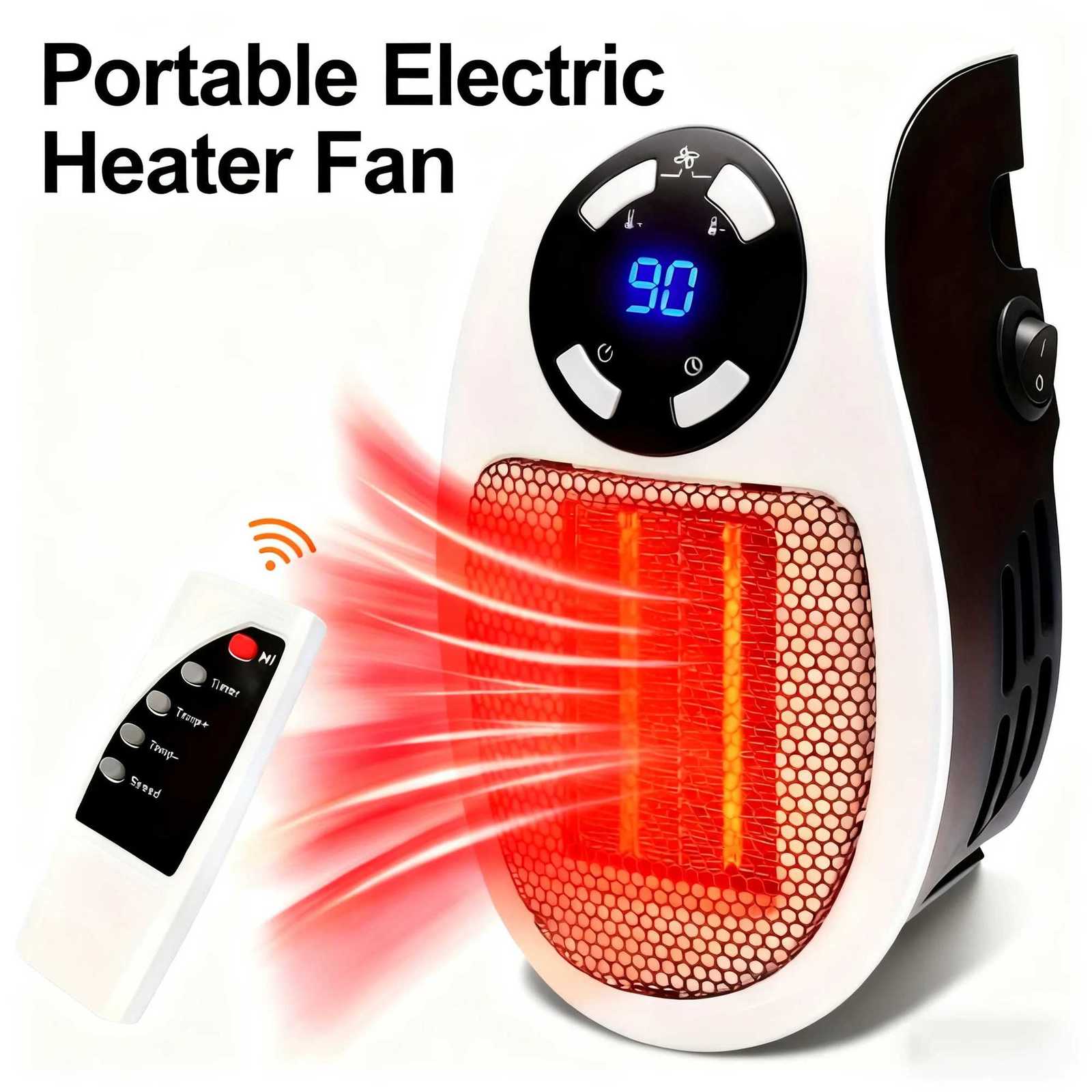 2025 Portable Wall Mounted Electric Heater Winter home/living room use fast warm air compact convenient heating appliance Y251113