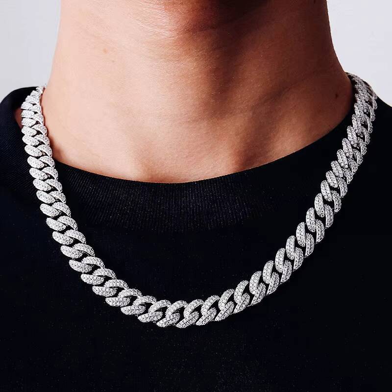 Fine Jewelry Customization 925 Sterling Silver Hip Hop Pendant Vvs Moissanite Diamond Lips Teeth Rose Gold Personalized Pendant