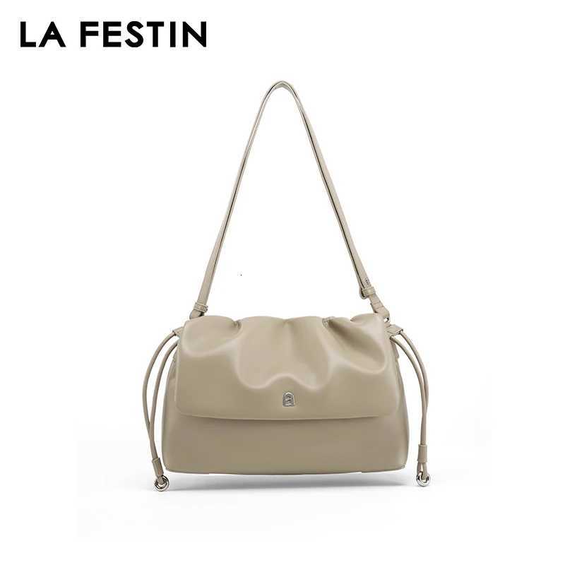 LA FESTIN Original Women Bag 2025 New Leather Bag Shoulder Crossbody Bag FAshion High-capacity BagW251112