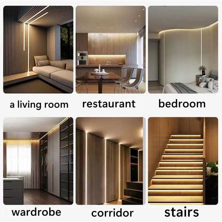 10-1m Multicolour COB LED Strip Light 220V Flexible Tape Light Smart IC No Need Driver High Bright 240 LEDs Linear Lighting RA95 W251112