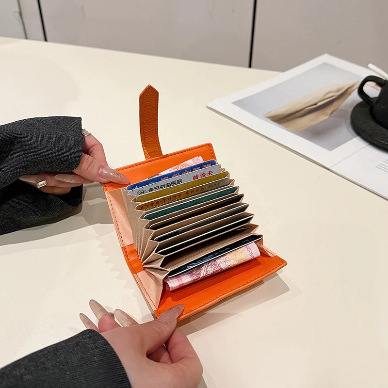 Soft PU Leather Travel Passport Women Wallet Elegant Portable Credit Card Holder Set Minimalist Exquisite Purse Gift 251112