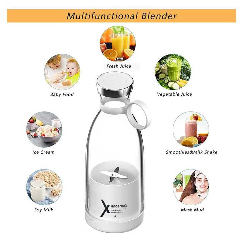 Portable Electric Juicer Blender Usb Mini Fruit Mixers Juicers Fruit Extractors Food Milkshake Multifunction Juice Maker Machine C251113