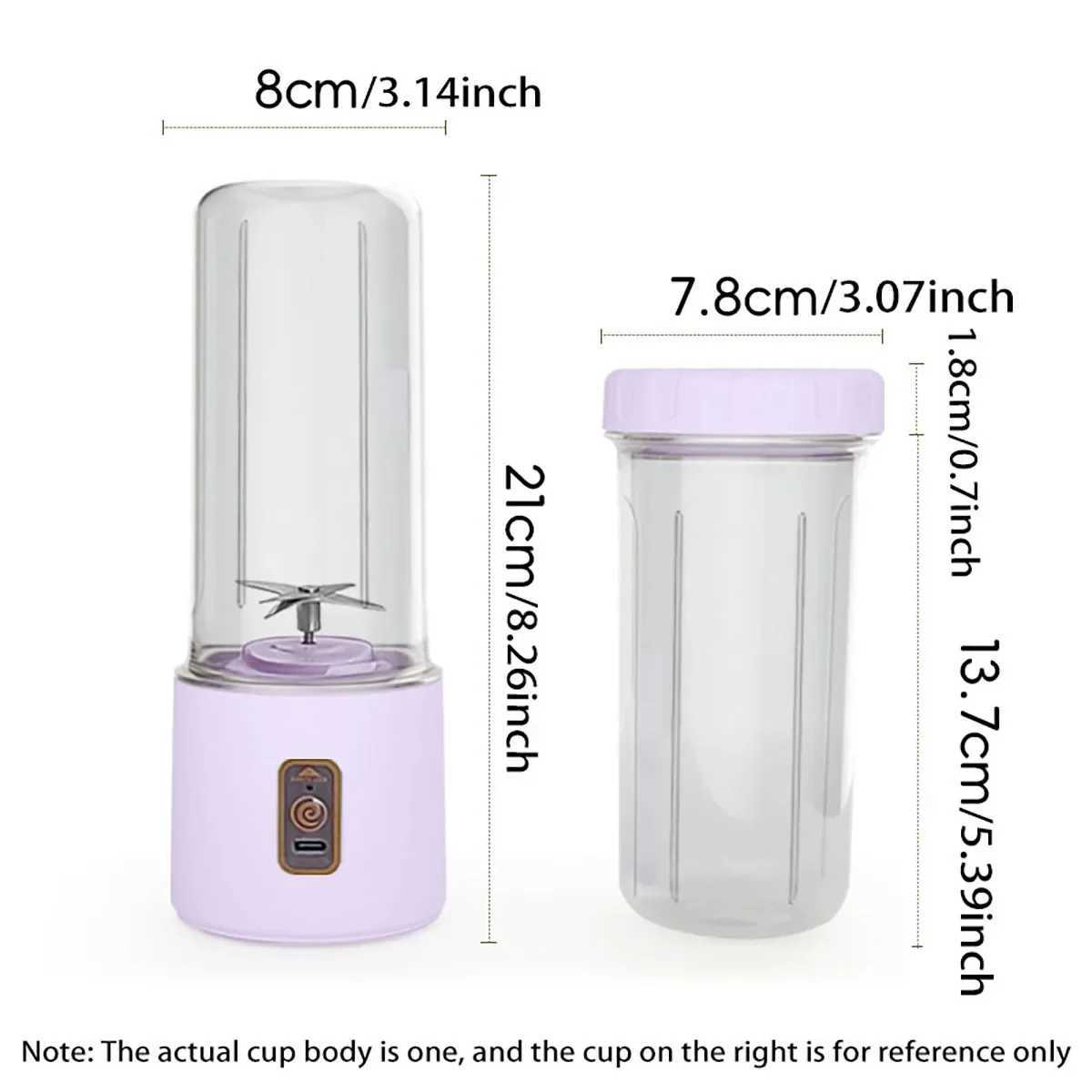 Portable rechargeable small complementary food crushed ice household multifunctional juicer juice cup C251113