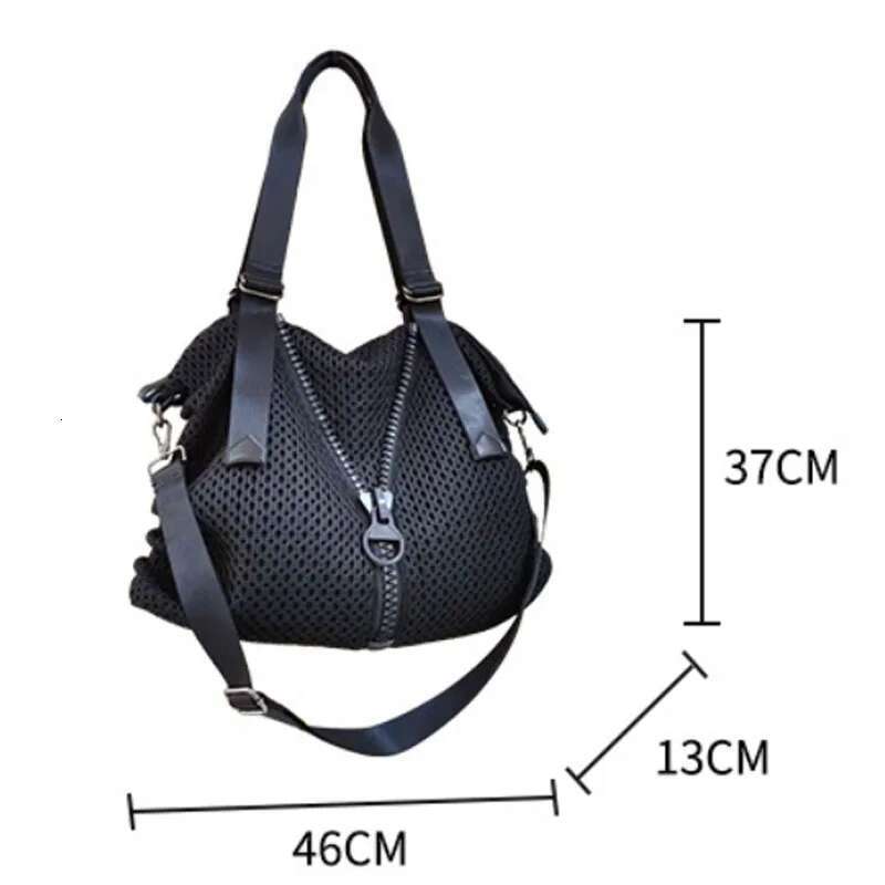 Large Capacity Nylon Leisure Women 2024 New Single Shoulder Travel Large Zipper Broadband Crossbody Bag
