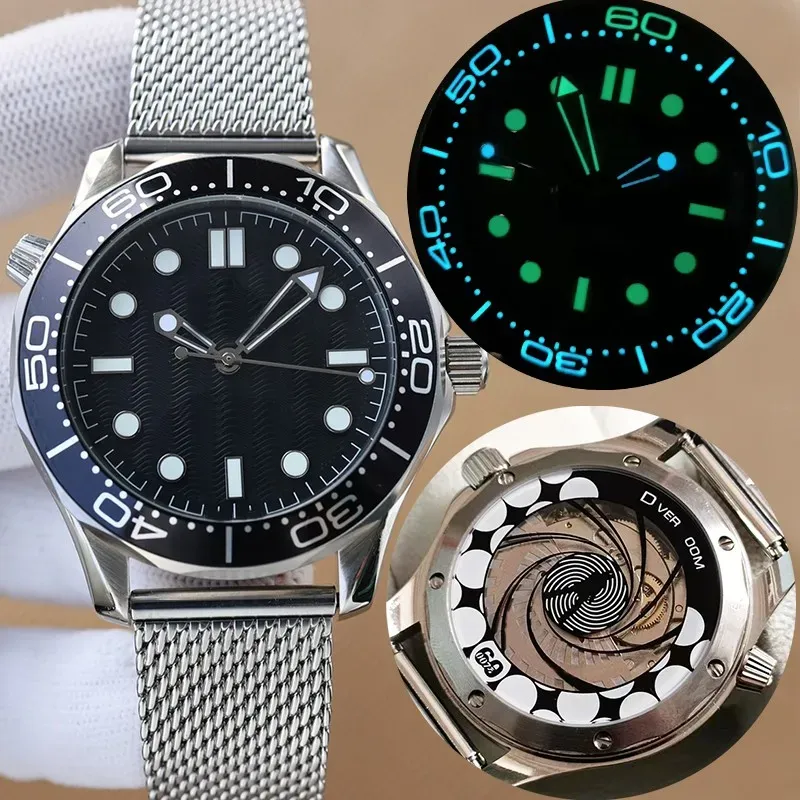 watch mens watch automatic watches men deaigner 4lmm relojes date sapphire glass with box