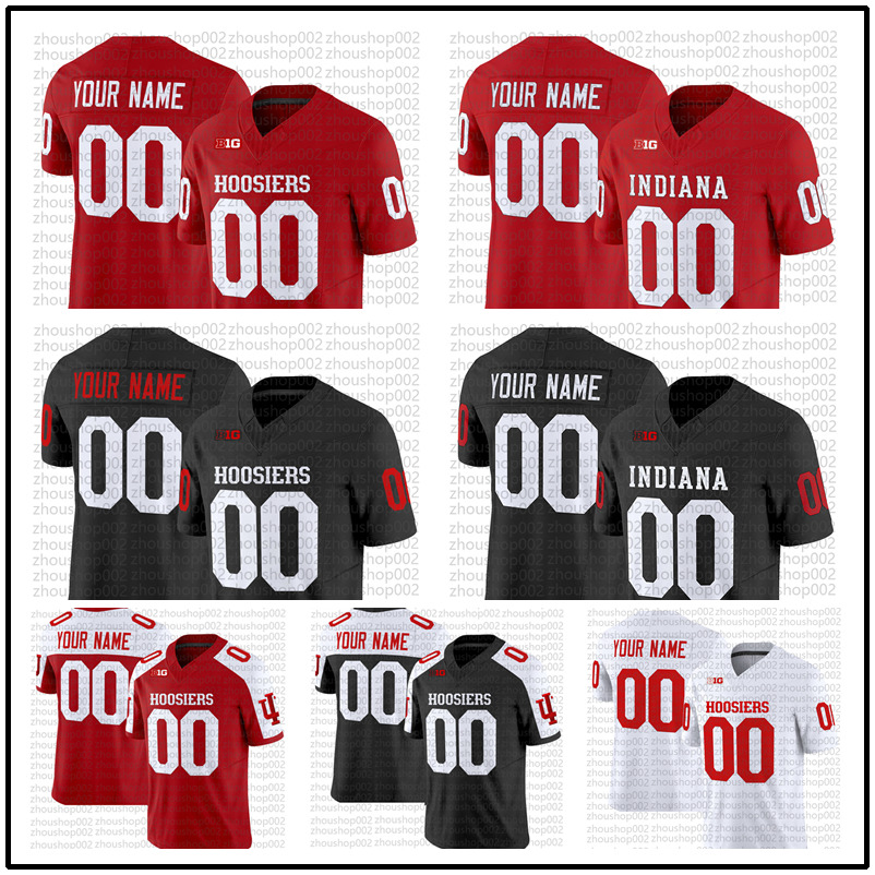 Custon New Indiana Hoosiers New Football Jersey 9 Kurtis Rourke Elijah Sarratt Aiden Fisher Jackson Mendoza Lawton Omar Cooper Jr Hemby Men Youth Wome