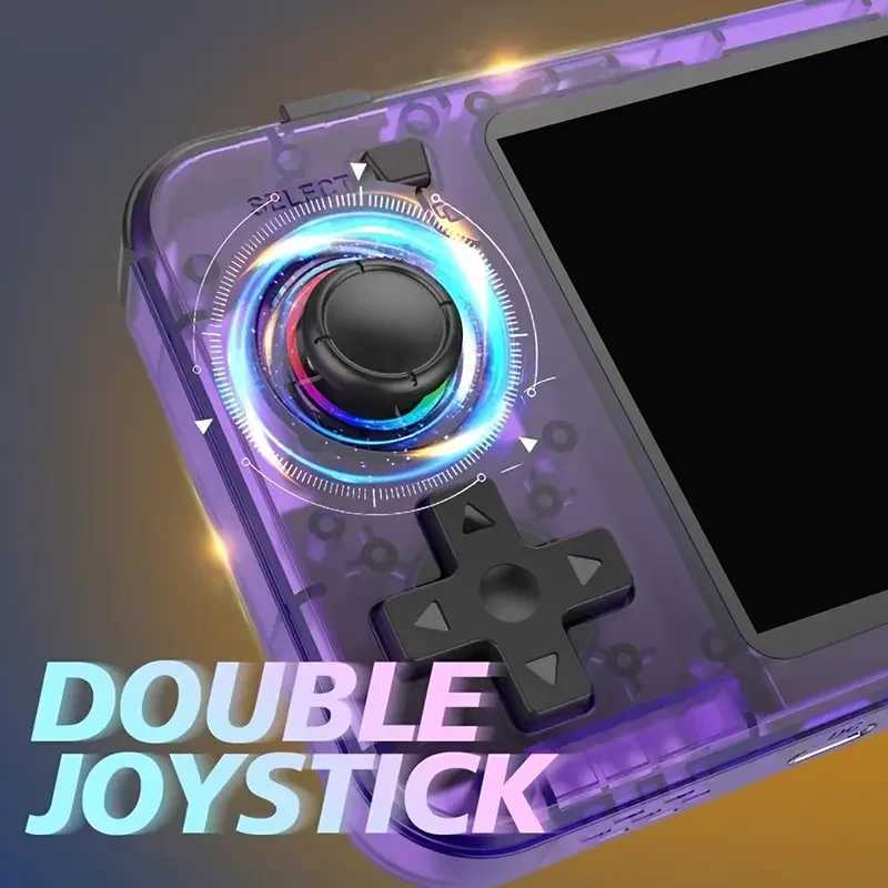 R36H Retro Handheld Console Open Source Linux System Classic Game Consoles 35 inch I Screen Portable Video PlayerW251113