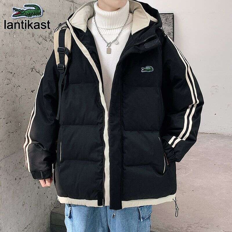 Noble Crocodile for Men 2025 New designer hoodie Cotton Coat Trendy Brand Ins Hong Kong Style Plus Size Thickened Autumn Winter Jacket