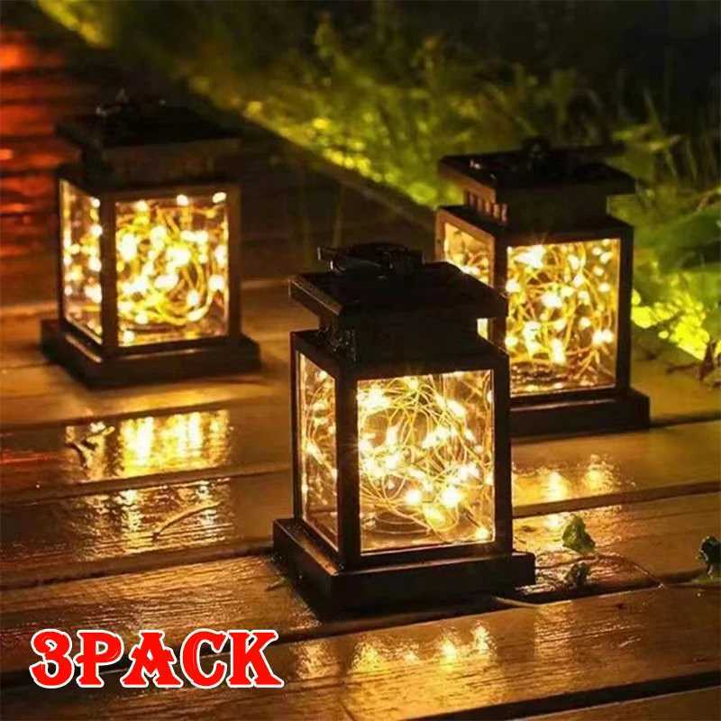 13Pack Solar Lights Outdoor Hanging Lanterns Waterproof LED String Lamp For Garden Table Party Decorative Patio Yard Lawn M251113