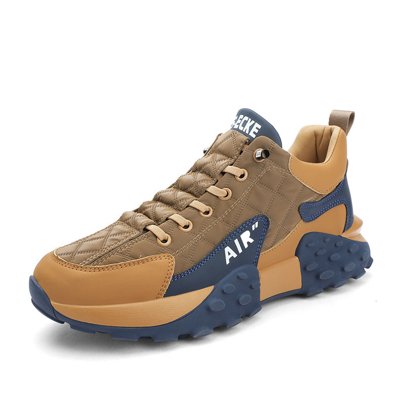 Free shipping designer casual shoe men khaki white black comfortable breathable wear-resisting outdoor sport shoe