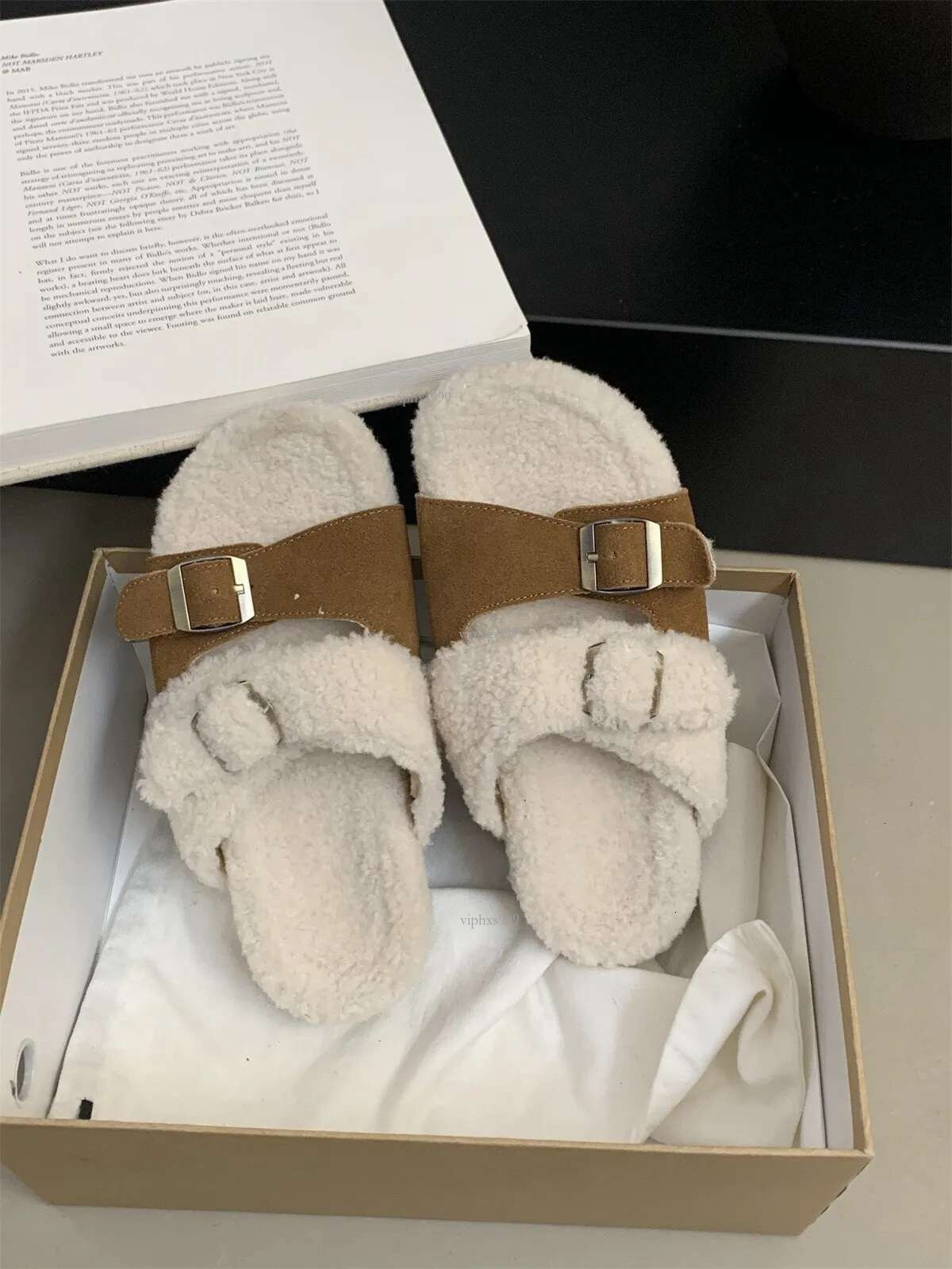 New Free Shipping Designer Shoes Thick Bottom Hairy For Women's Outdoor Wear Autumn And Winter New Korean Version Gentle Fairy Style With Plush C