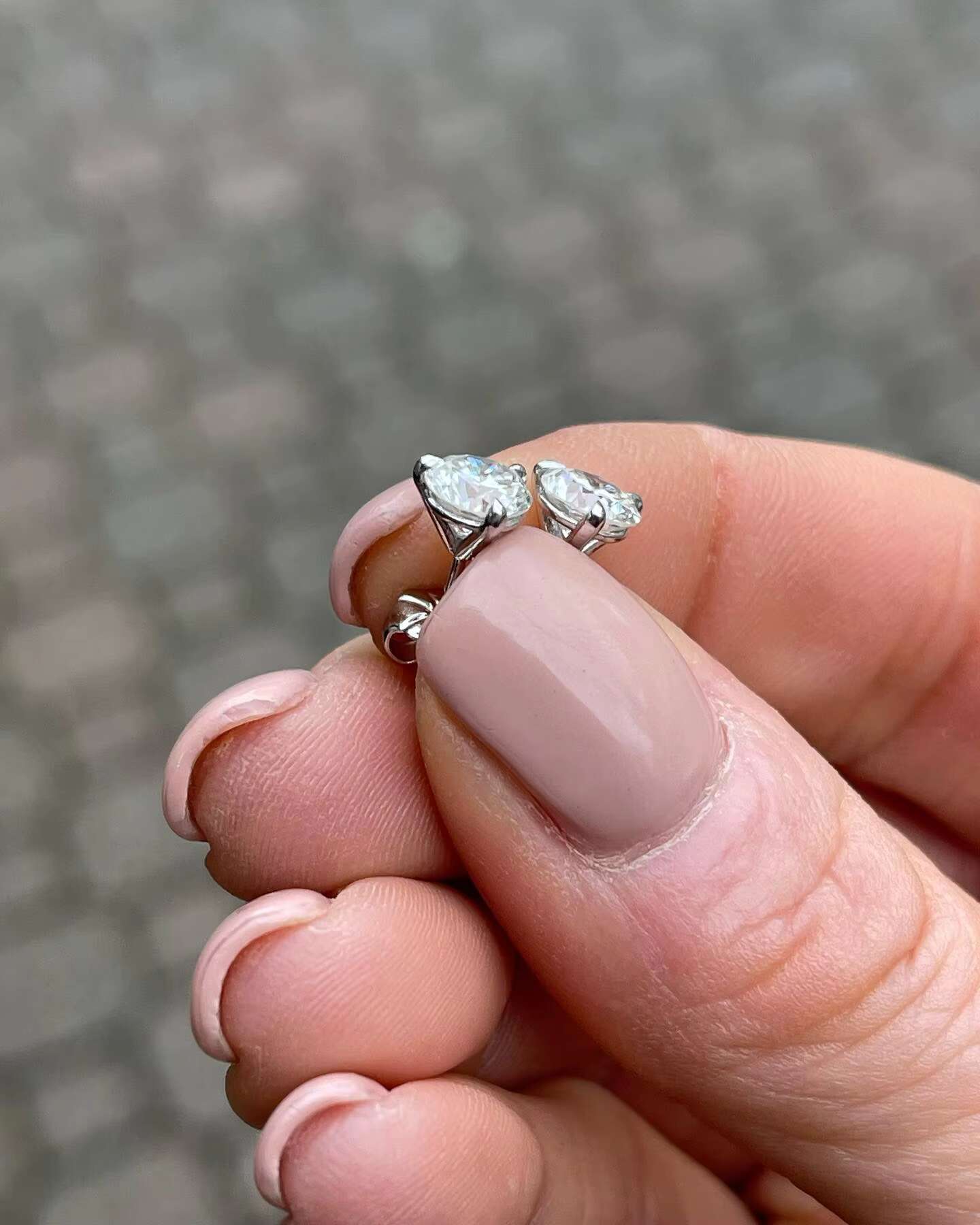 6 MM White Round Cut Moissanite Stud Earrings Solitaire Stud Earrings Birthday Gift Wedding Gift Anniversary Gift