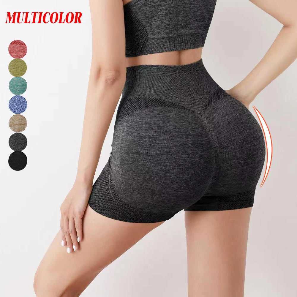 Womens shorts womens sports shorts new bicycles jogging fitness high waist push ups gym shorts legs yoga clothes Y250412