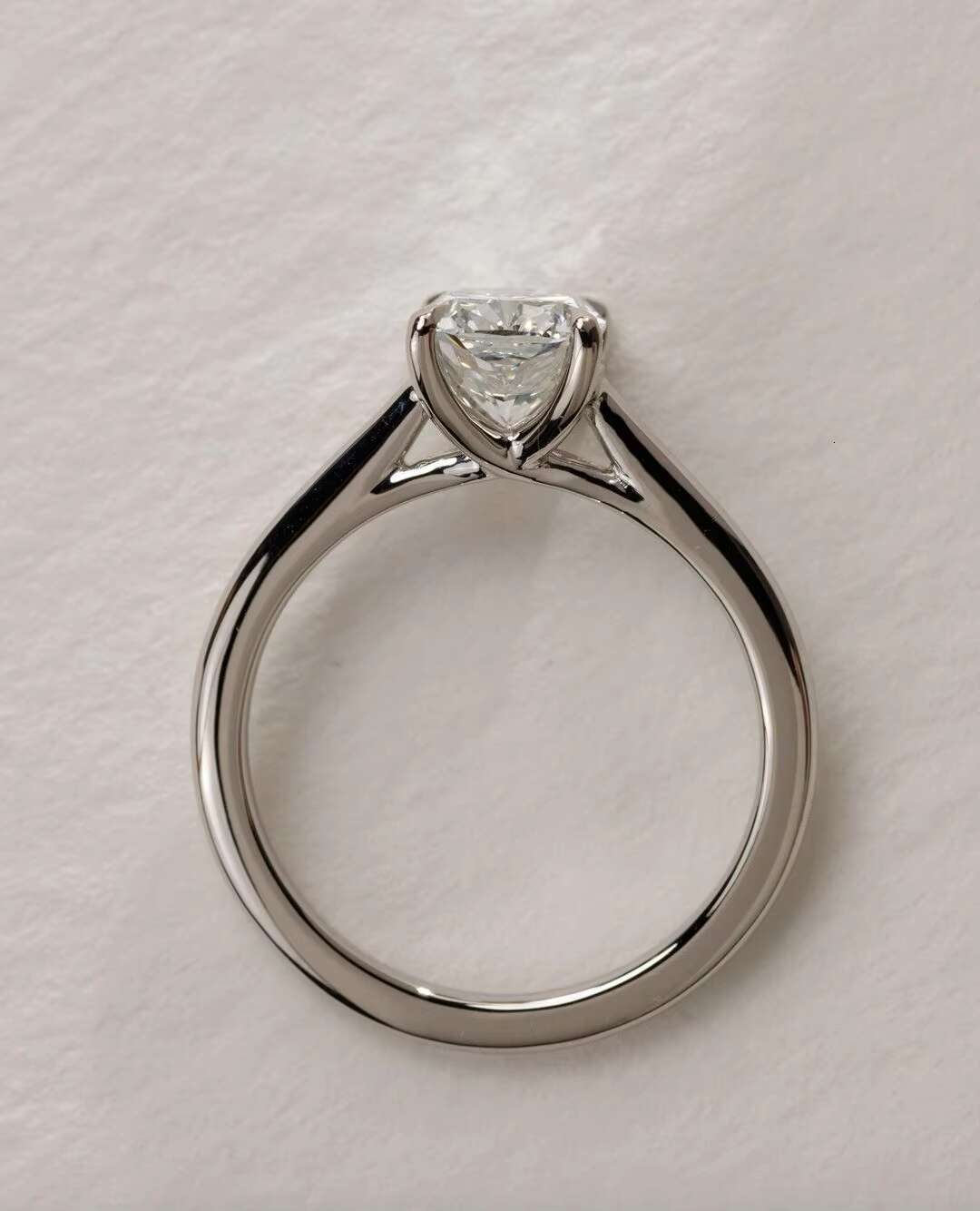 2CT Cushion Cut Moissanite Solitaire Engagement Ring Classic Cushion Moissanite Diamond Ring real 10K Gold Trendy Ring