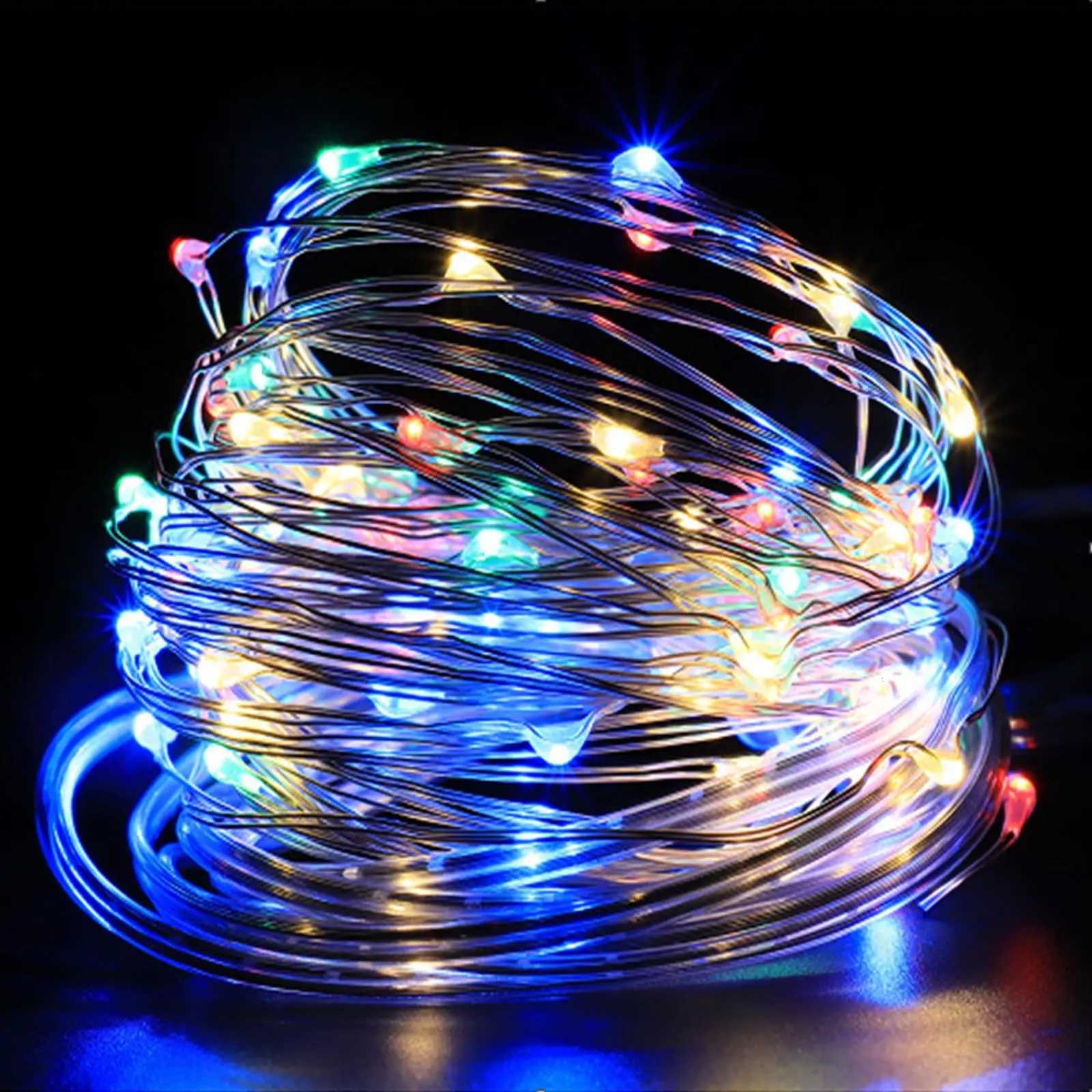 10pieces 10meter 300ft Copper Wire LED String lights Holiday lighting Fairy Garland For Christmas Tree Wedding Party Decoration M251113