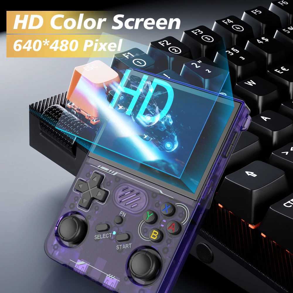 BOYH R36XX Retro Handheld Console Open-Source Linux System bt-in wifi Game Consoles 35inch IPS Sn Portable Video Player H25111314