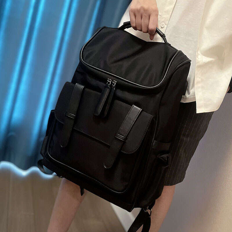 Backpack Youmao Men's Simple and Waterproof Oxford Cloth Business Travel Backpack Large Capacity Student backpack