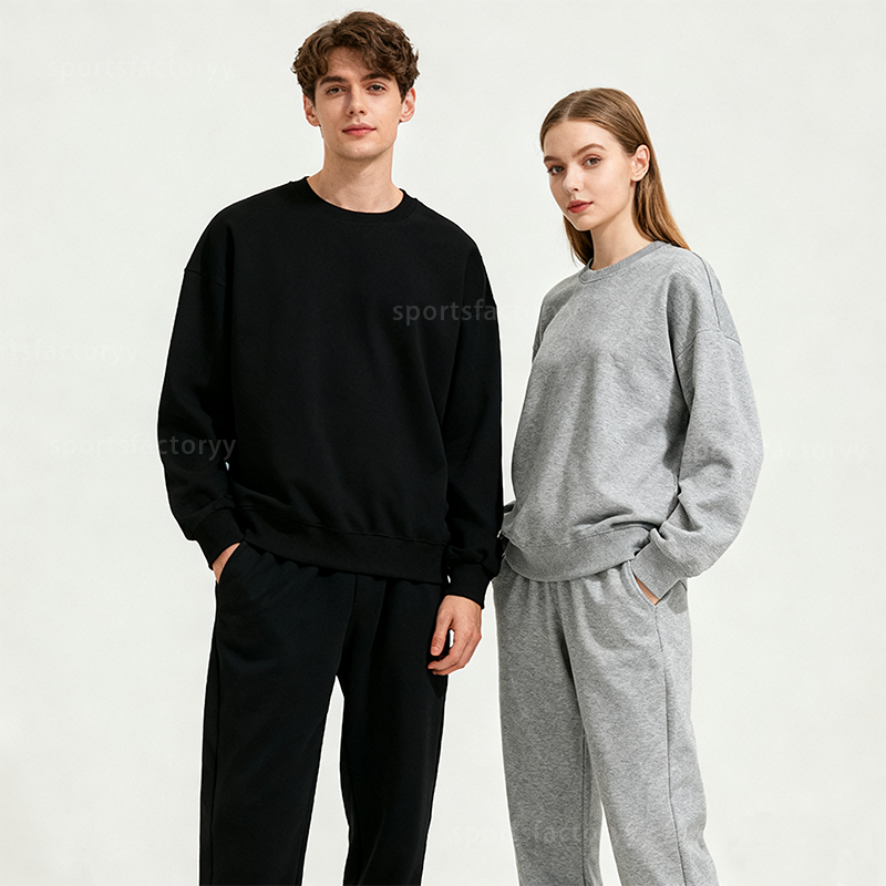 Women Yoga Clothes Sets Unisex Crew Neck Sweatshirt Warm Sweatshirts Chests Loose Sweatwear Mens scuba Sweat Tops alosetism women clothes set Couples Casual Top