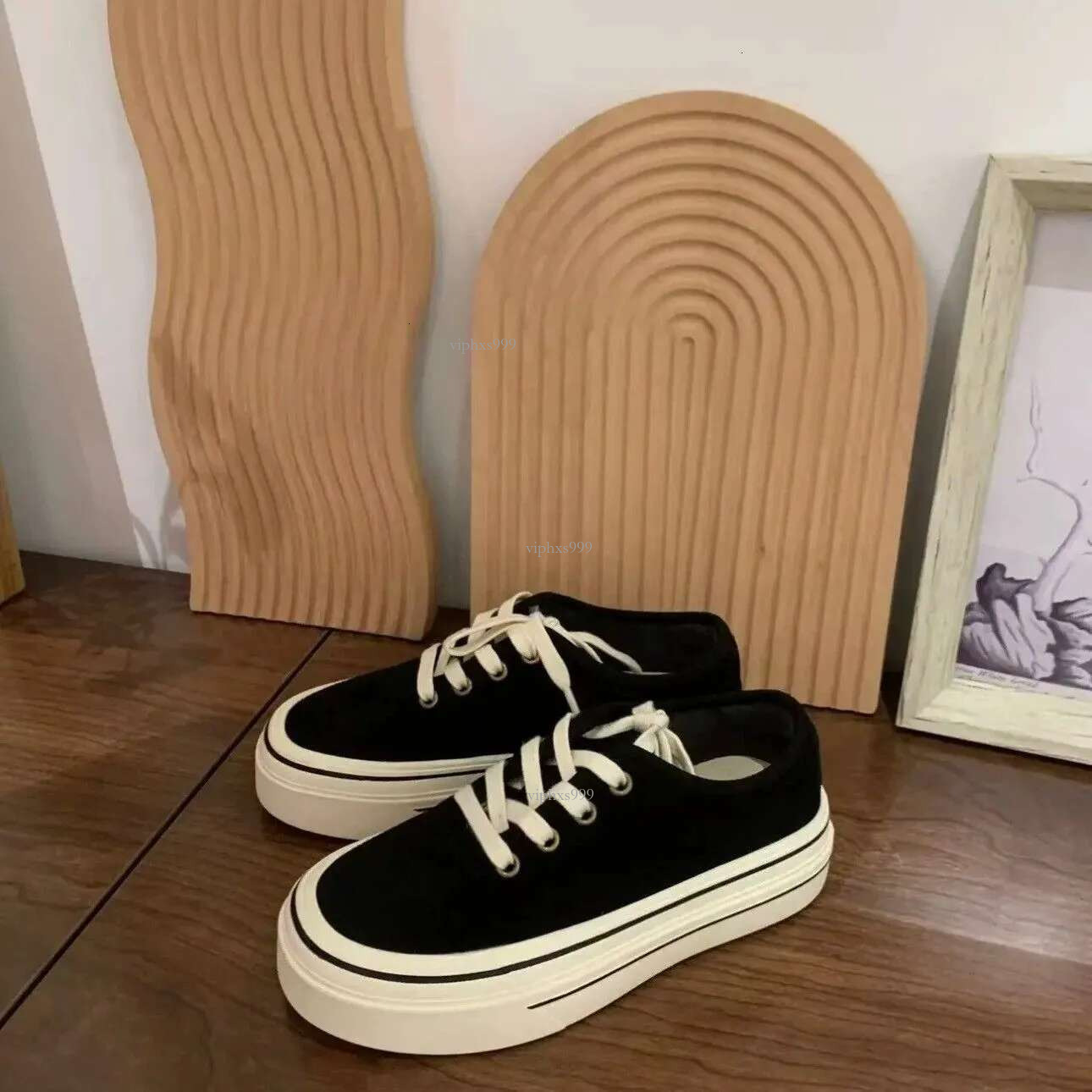 New free shipping designer shoes Autumn new breathable casual board 2024 thick sole height increasing trend sports versatile single shoe lightweight w