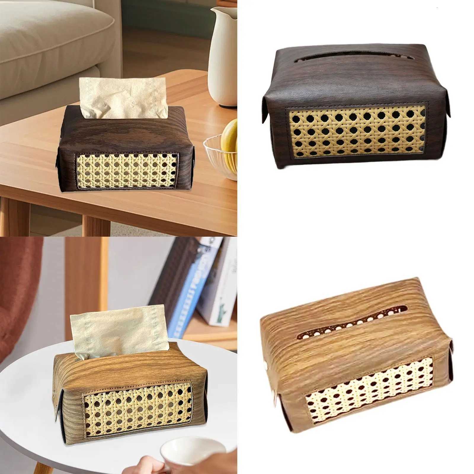 Facial Tissue Case Holder Convenient Modern Rectangar Tissue Box Cover for Bedside Bathro Off Table Vanity Countertop Y251112