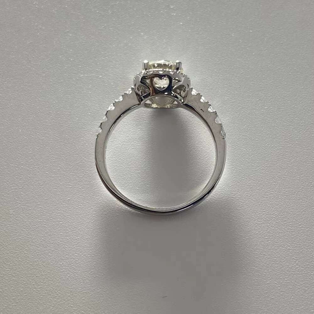 925 Sterling Silver Jewelry Ring Jewelry Moissanite Stone Ring Wedding Engagement Ring Romantic Style Jewelry