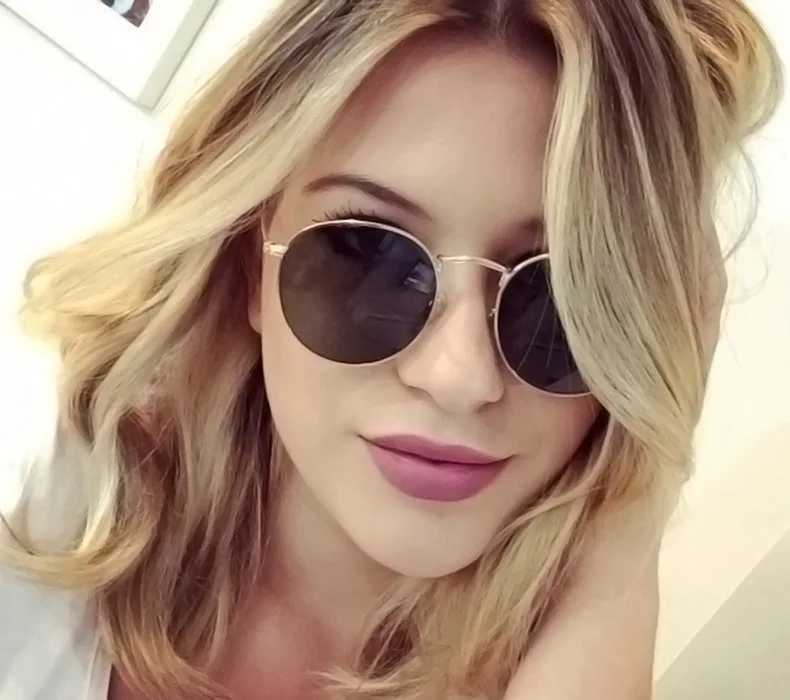 Classic Polarized Sunglass Designer Luxury Brand Round Sunglasses For Men Women 2024 Retro Sun Glasses Male Vintage ShadesC250412