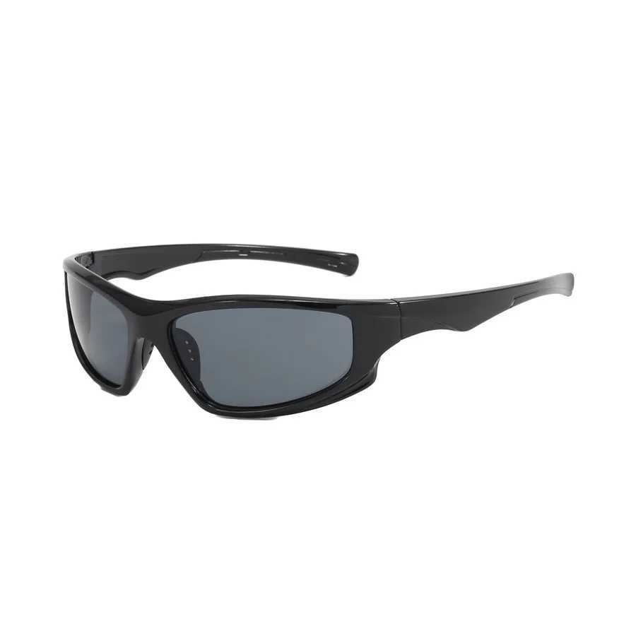Fashion Y2k Style Wrap Around Mens Sunglasses Daily Outdoor Sports Street Decorative GlassesC250412