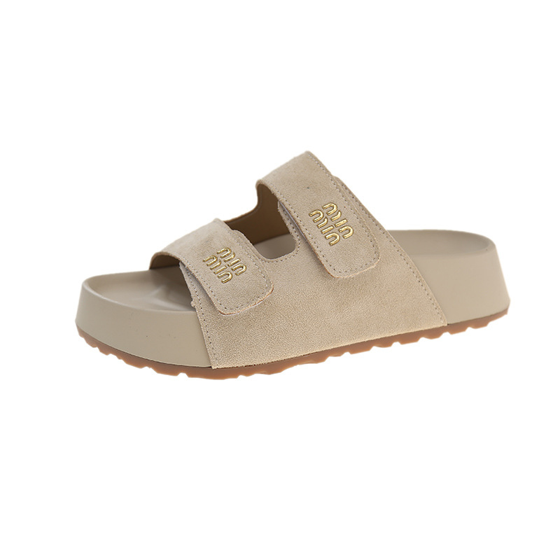2025 Summer New Style Thick Sole Letter slipper for womens Designer Hot Selling Outdoor Beach Slides Versatile Size 34-39