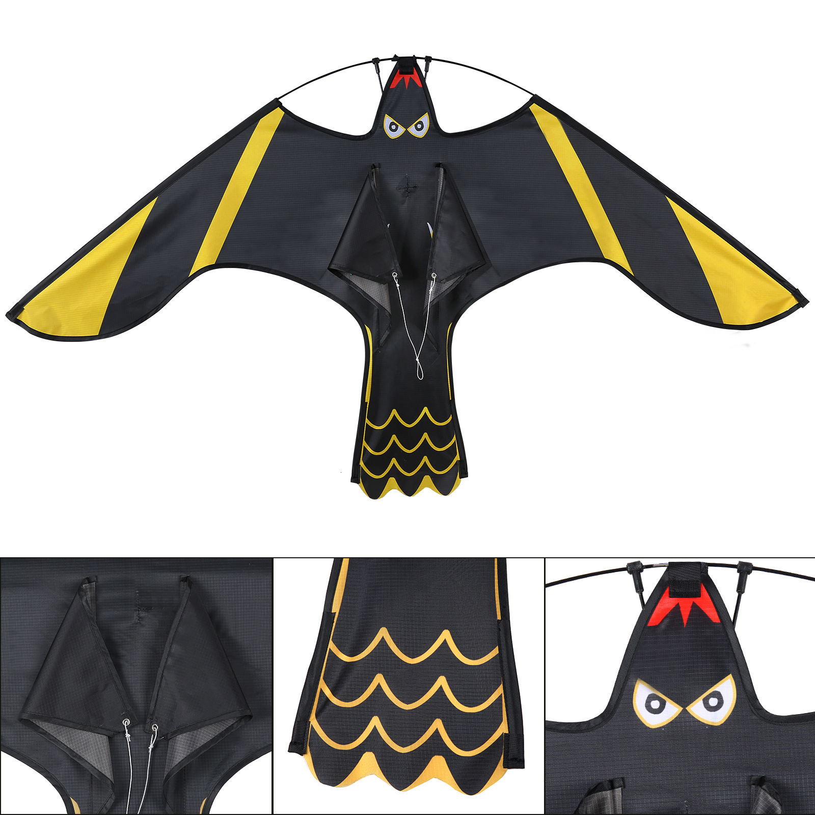 Outdoor toy 47 inch bird startled eagle kite suitable for gardensorchardsfarms 250321