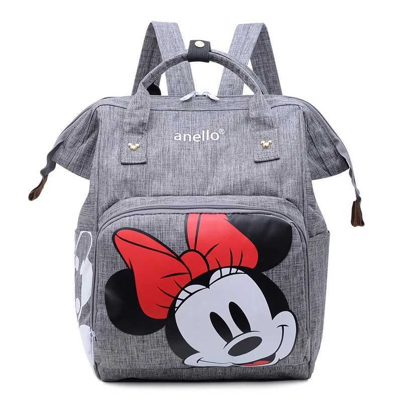 Disney 2025 New Mickey Printed Mothers Backpack Large Capacity Mother and Baby Bag with Hot Bag Cute Cartoon Baby BackpackXJ250412