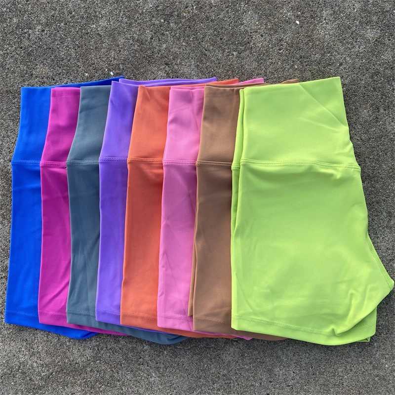 High waisted yoga shorts gym shorts womens plus size tight fit short legs comfortable stretch running cycling sportswear Y250412
