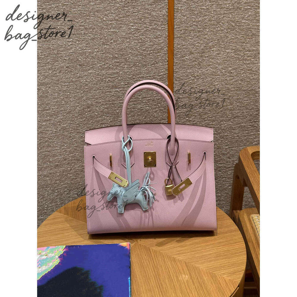 Top Quality Birk Bag House Bag Designer Bag Hermmess Family Productions Cowhide Shoulder Bag Handbag Handstitched Hermebirkin Bag Leather Bags Hermebags 9F2