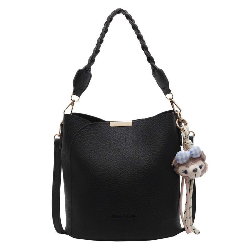 Small niche women's 2025 spring new high-end texture versatile crossbody bag, hand-held bucket bag