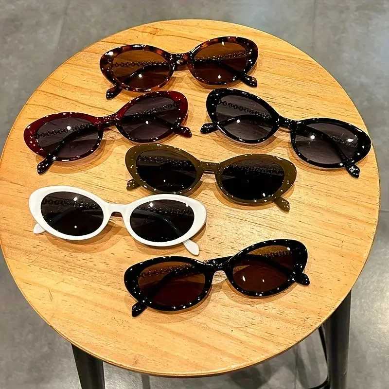 Y2K Cat Eye Sunglasses For Women Men Retro Jelly Color Fashion Decorative Shades Props For Beach Party ClubC250412