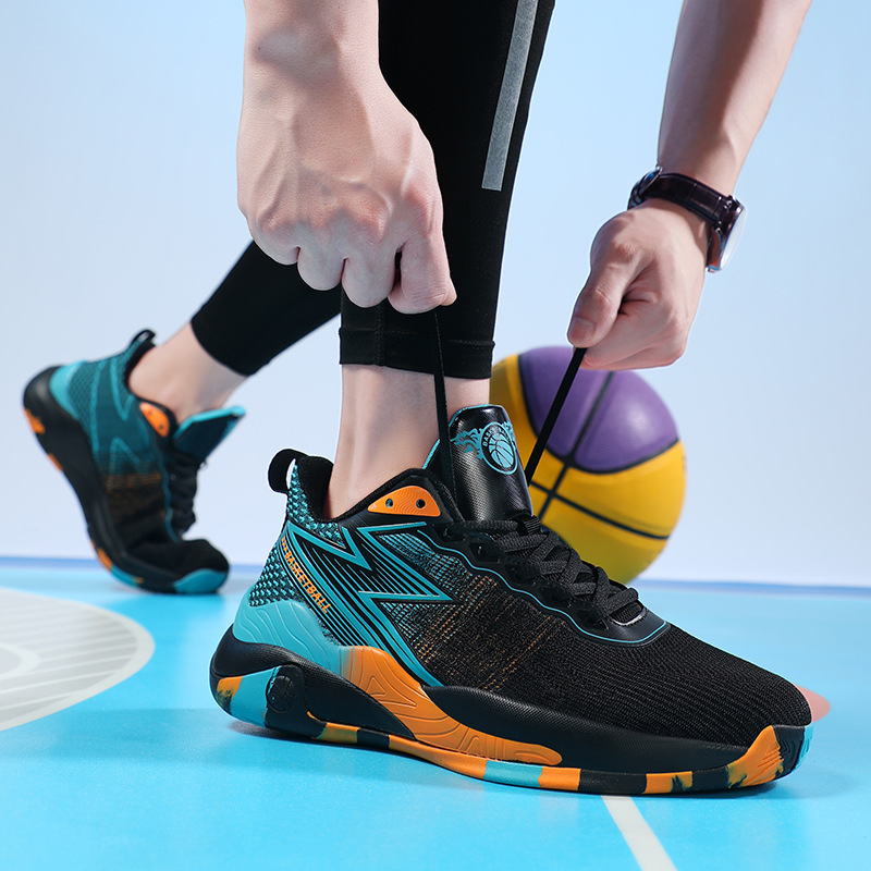 Free shipping designer basketball shoes men black blue purple comfortable breathable wear-resisting outdoor sport shoe classics