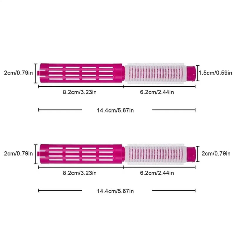 16/20PCS/Box Hair Perm Roll Fluffy Perming Rod Hair Roller Curler Kit Perming Rods Curlers Hairdressing Salon Hair Styling Tool 250409