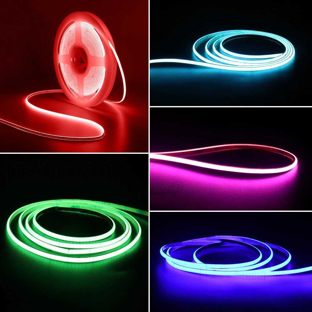 27mm Super Slim COB LED Strip Light 12V/5V 480LEDs/m For living room bedroom motorcycle bar car lighting renovation decoration W251112