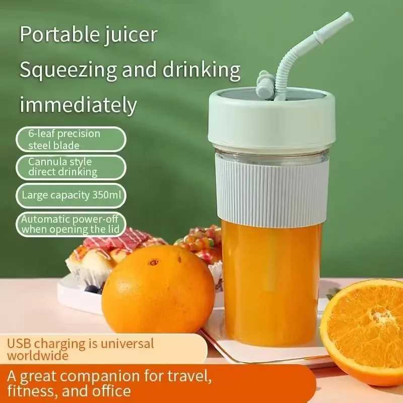 New Electric Fresh Juicer Powerful Crushed Ice Wireless Mini Portable Blender Bottle Juice Extractors Smoothie Mixer Cup C251113