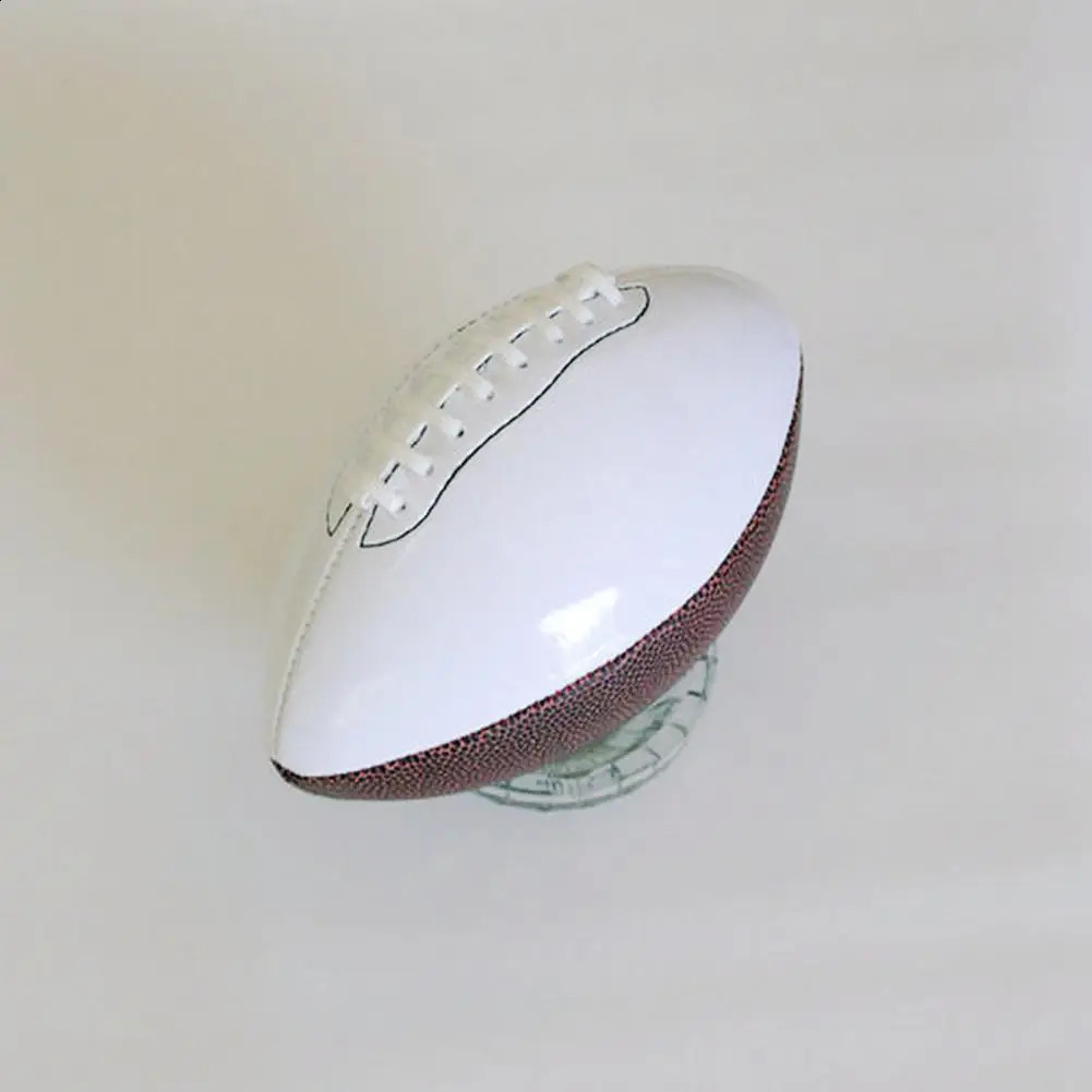 Diy Football Customized Size 9 American Football Trophy for Rugby Game Signature Football Gift with Brown White for Signatures 250410
