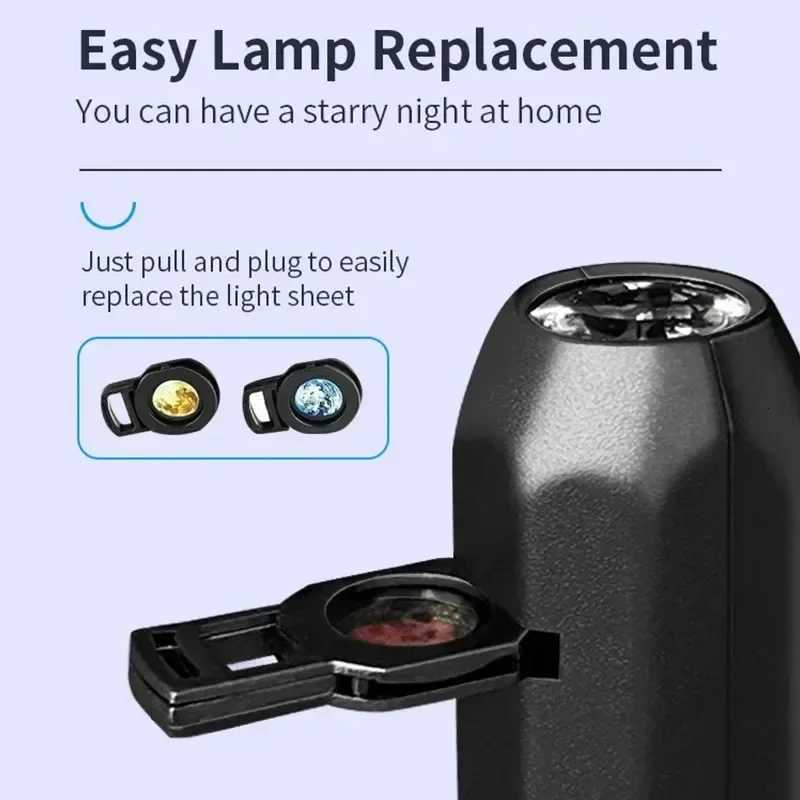 10 Modes Christmas LED Projector Lights USB 5V USB Night Light Ambiance Decor Switchable Pattern Santa Claus Snowman Projection M251113