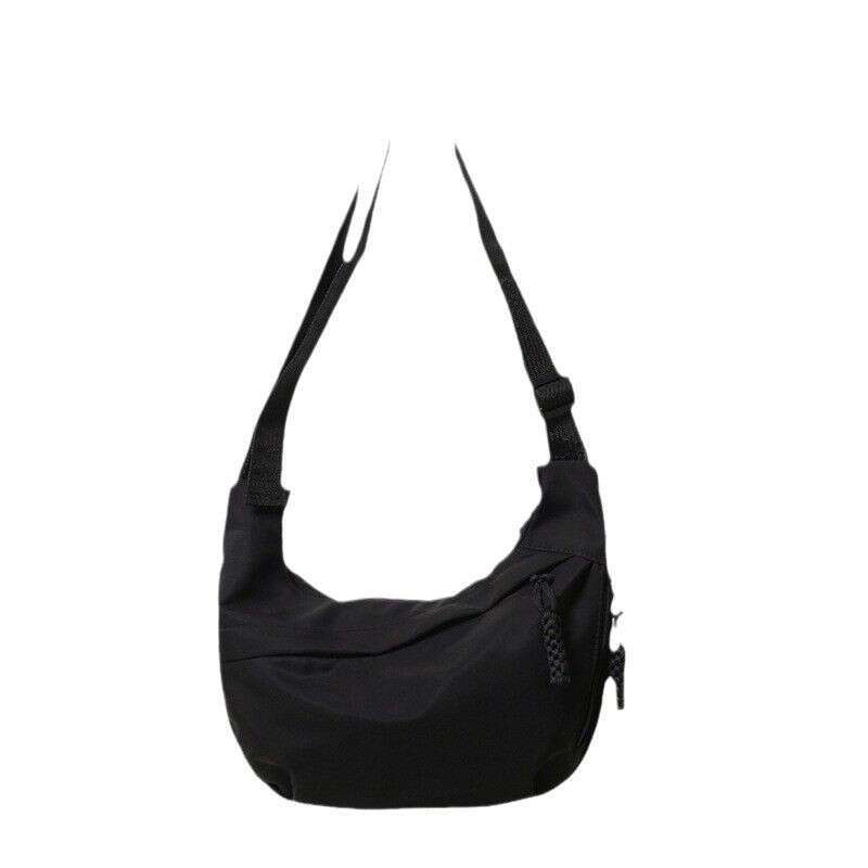 Autumn and winter fashionable commuting armpit versatile nylon fabric shoulder bag, women's heart-shaped casual dumpling bag