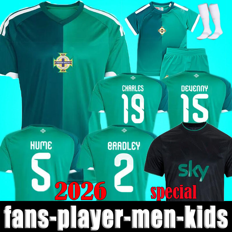 Northern Ireland jersey 2026 2027 Ireland 2025 special KIT soccer jerseys uniform Fans player 26 27 mens kids GALBRAITH BRADLEY football shirts green XXXL 4XL