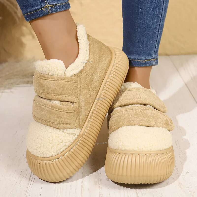 New Free Shipping Designer Shoes Fur Flats Platform Snow Ankle Women Shoes 2025 Trend Designer Warm S Boots Woman Short Plush Casual Walking Mujer Bot