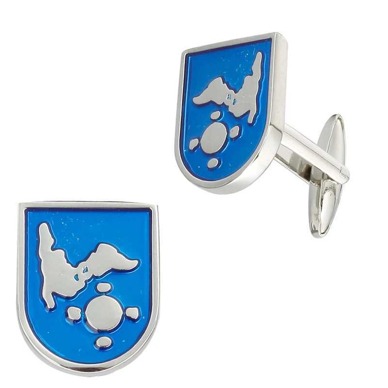 Mens luxury shirt cufflinks gift brand cufflinks enamel Christmas/national flag/animal cufflinks high-quality abotoaduras jewelryT250412